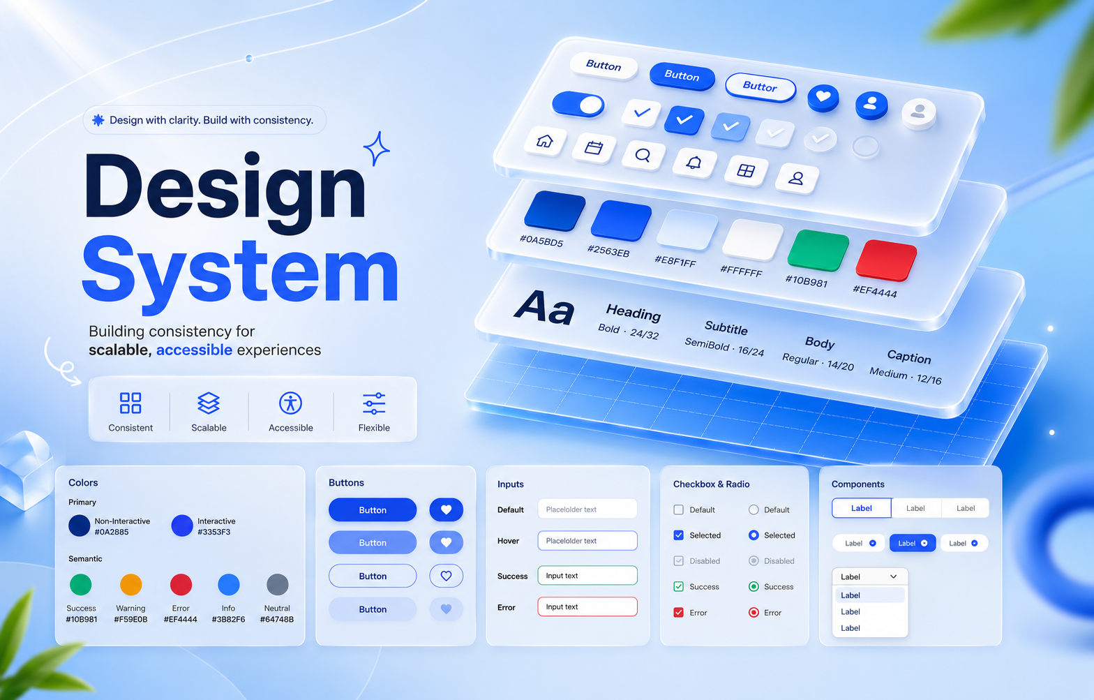 Design system showcase cover